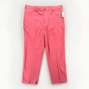 346 Brooks Brother Mens Pink‎ Flat Front Advantage Chino Pants Size 38X30